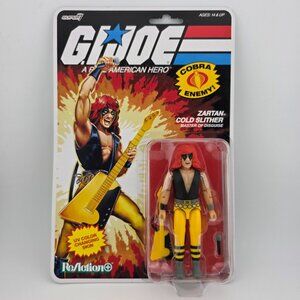 Super7‎ G.I. Joe: A Real American Hero Zartan Cold Slither ReAction+ Figure NEW